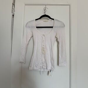 Doen white longsleave